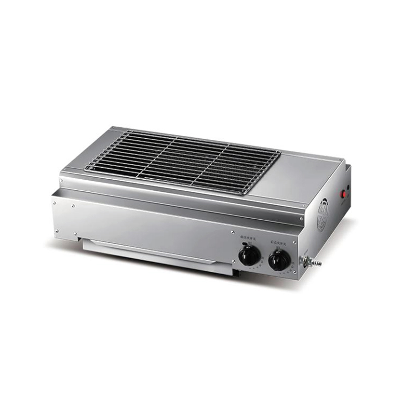 Parrilla para barbacoa infrarroja a gas de doble control 70B-22