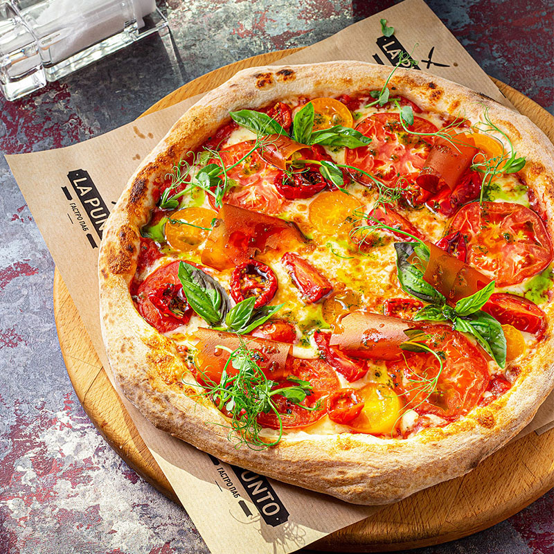 Horno de pizza con transportador de pie D6745